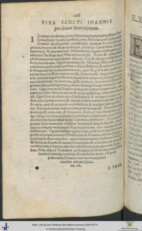 VITA SANCTI IOANNIS per divum Hieronymum