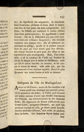 157-162, Description de lIle de Madagascar