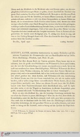 1/2: August L. Mayer : Dominico Theotocopuli el greco : Kritisches und illustriertes Verzeichnis des Gesamtwerkes mit 112 Hand-Kupfern auf 90 Tafeln