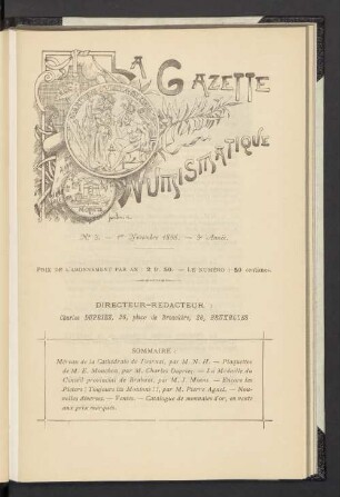 N° 2. — 1er Novembre 1898. — 3e Année