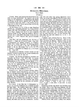 Grimm's Märchen : (Fortsetzung)