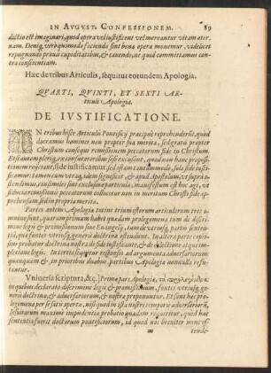 Quarti, Quinti, Et Sexti Articuli Apologia.