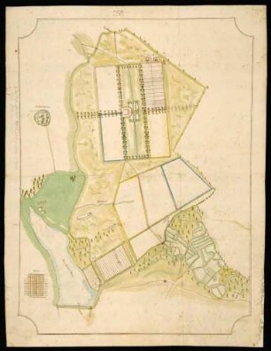 Steinhausen [Plan einer Hofanlage im Wilden oder Steinhauser Ried]