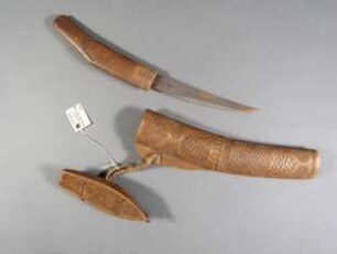 Messer mit Messerscheide / Netsuke