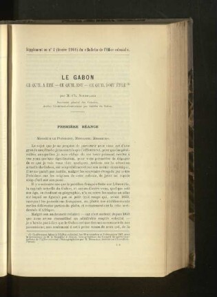 Le Gabon.