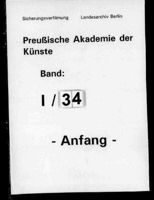 Personalakte Prof. Gerhard v. Keussler, Verwalter einer akademischen Meisterschule für musikalische Komposition