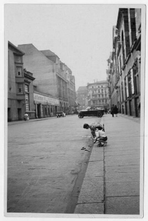 Kinder in den Straßen des Leipziger Seeburgviertels