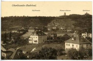 Radebeul. Hoflößnitz, Bismarckturm, Spitzhaus