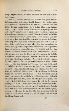 Troische Miscellen, 2. Chryseīs Einschiffung