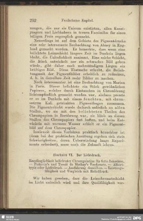 Abschnitt VI. Der Lichtdruck.