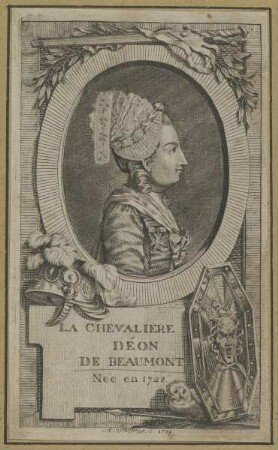 Bildnis des Chevaliere d' Éon de Beaumont