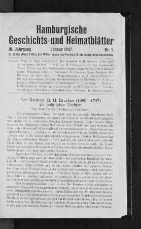 Januar 1937. Nr. 1
