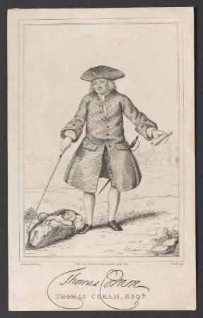 Porträt Thomas Coram (1668-1751)
