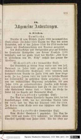 IX. Allgemeine Andeutungen.