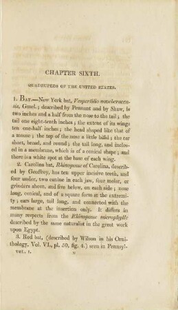 Chapter Sixth. Quadrupeds Of The United States.