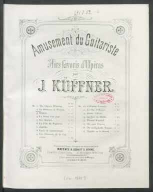 Nr. 2: Airs favoris de l'opéra Le brasseur de Preston [von Adolphe Adam] : airs favoris d'opéras