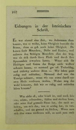 Uebungen in der lateinischen Schrift