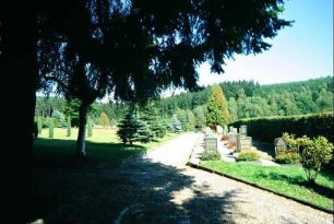 Blick über den Friedhof