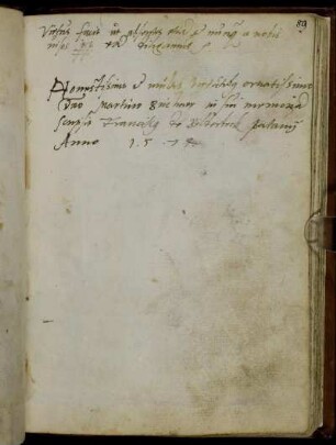 Frider. de Bilderbeck, Padua 1574