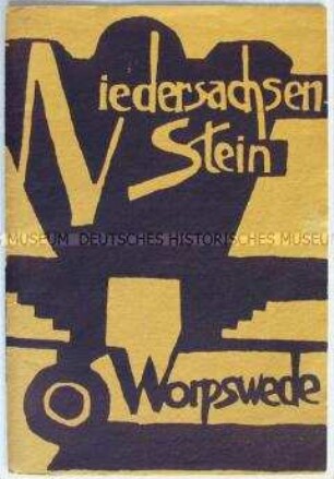 Informationsblatt zum Kriegerdenkmal "Niedersachsenstein" in Worpswede