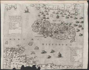 Nuovo disegno dell'isola di Malta ...