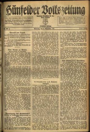 Ausgabe vom Samstag, den 03. Dezember 1921.