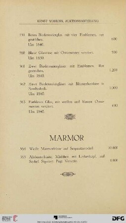 Marmor (Nr. 564-565)