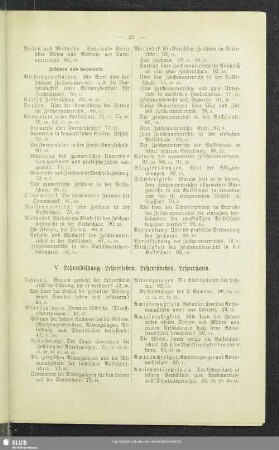V. Lehrerbildung. Lehrerleben. Lehrerstreben. Lehrerstand