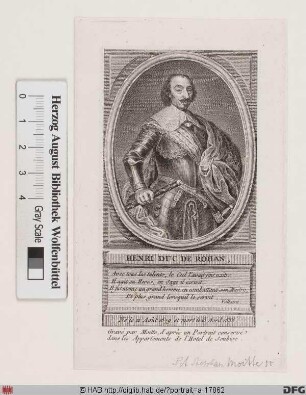 Bildnis Henri II Rohan, 1. duc de, prince de Léon