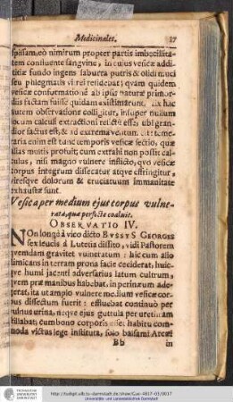 Observatio IV.