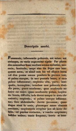 De pneumonia : dissertatio inauguralisd