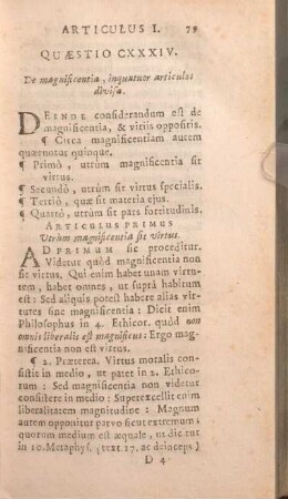 Quaestio CXXXIV. De magnificentia, in quatuor articulos divisa.