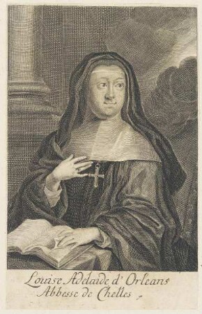 Bildnis der Louise Adelaide d'Orleans