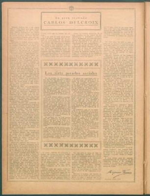 Los siete pecados sociales
