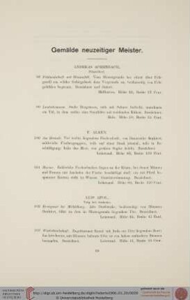 Gemälde neuzeitiger Meister (Nr. 98-213)