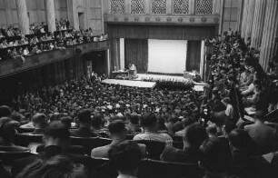 Eröffnung der Therapiewoche 1952.