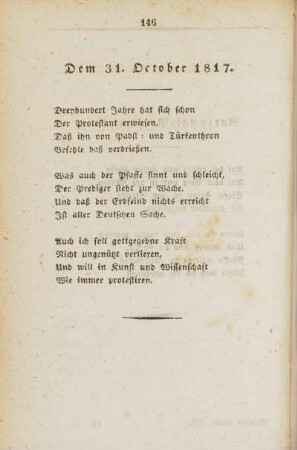 Dem 31. October 1817.