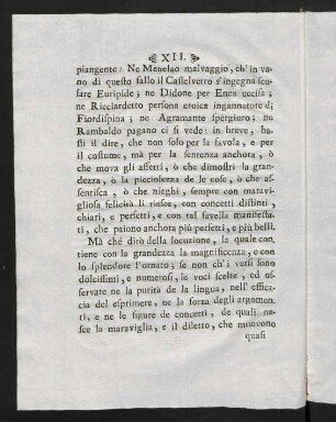 XII-XV, Ma che la grandezza la ...
