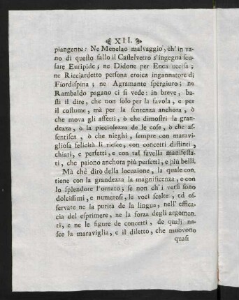 XII-XV, Ma che la grandezza la ...