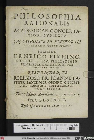 Philosophia Rationalis