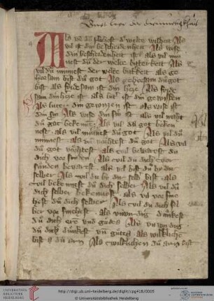 PS.-Engelhart von Ebrach, Das Buch der Vollkommenheit (Fassung A; unvollständig)