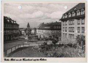Gotha, Wasserkunst und Rathaus