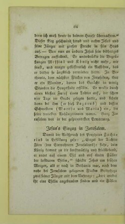 Jesus's Einzug in Jerusalem