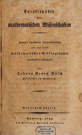 Encyklopädie der mathematischen Wissenschaften