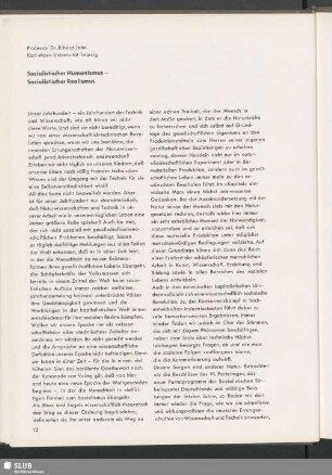 Sozialistischer Humanismus – Sozialistischer Realismus