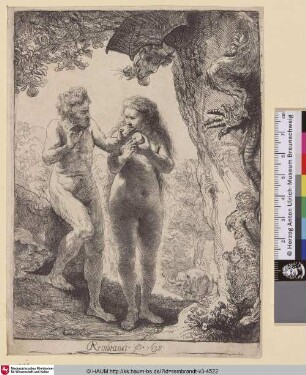 [Adam und Eva; Adam and Eve; Adam et Eve; Gen. 3, 1-7]
