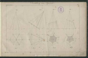 Pl. 4. Darstellung einer Pyramide.