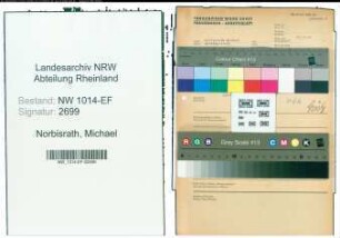 Entnazifizierung Michael Norbisrath , geb. 00.00.0000 ()