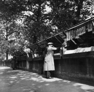 Bouquinisten am Ufer der Seine, Paris