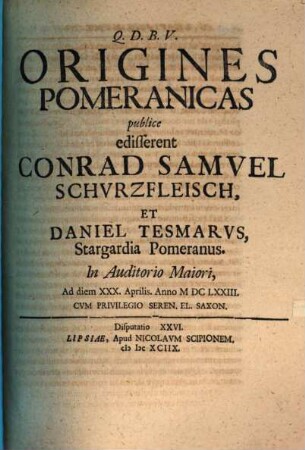 Origines Pomeranicas